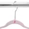 Simplify Kids Velvet Hangers in Blush, 25PK 3224-BLUSH - alternate 5